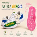 Tênis Feminino Aura Brasil KOCHZ | Design Exclusivo | Edição Especial