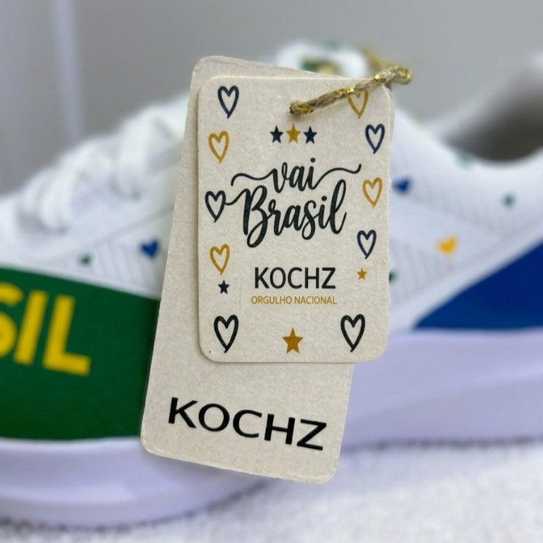 Tênis Feminino Aura Brasil KOCHZ | Design Exclusivo | Edição Especial